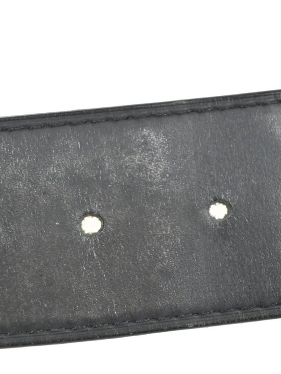 LOUIS VUITTON Ceinture Jeans Buckle Belt 80/32 Leather BK SR Spain M6812 63KC996 main image 5